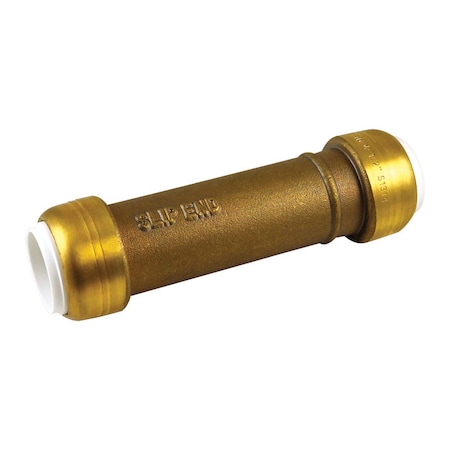 Sharkbite SharkBite Push to Connect 1/2 in. IPS X 1/2 in. D IPS Brass Slip Coupling UIP3008A